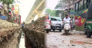 বরষার প্রথম দিন আজ; নগরবাসীর স্বস্তি হারায় সড়কের খোঁড়াখুঁড়িতে